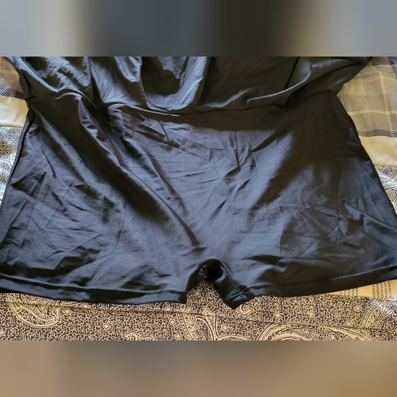 Plus Size 4xl Skirt w Under Shorts Bathing Swimsuit - Picture 5 of 7